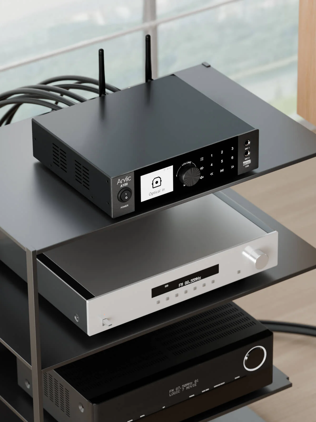 A100 100W x 2 Power amplifier with FM - Image 10