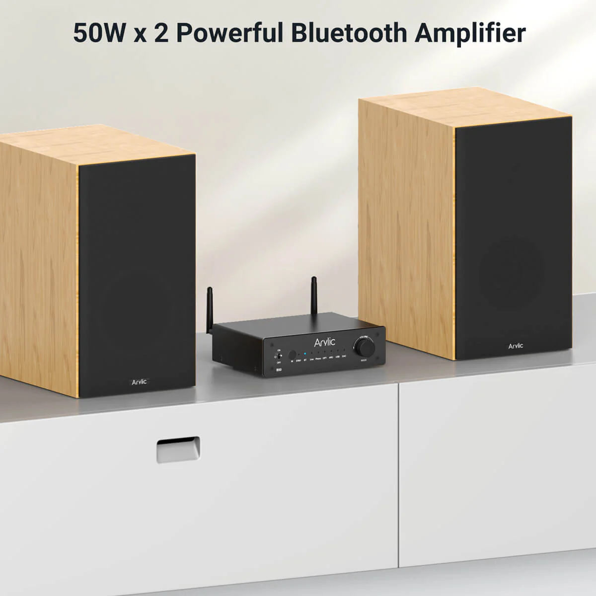 B50 Bluetooth Stereo Amplifier With Audio Transmitter - Image 6