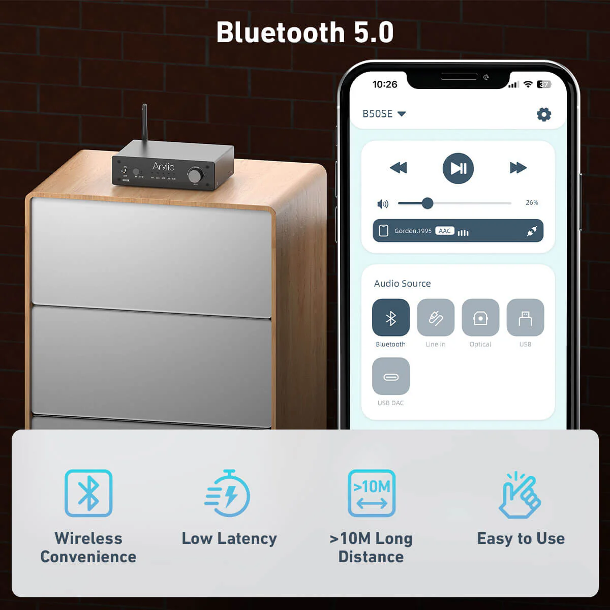 B50 SE Bluetooth Stereo Amplifier - Image 6