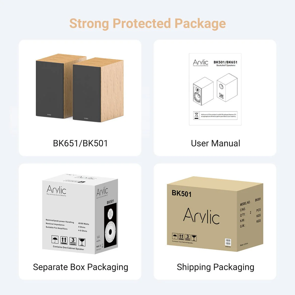 BK501/651 2 Way Bookshelf Speakers - Image 9