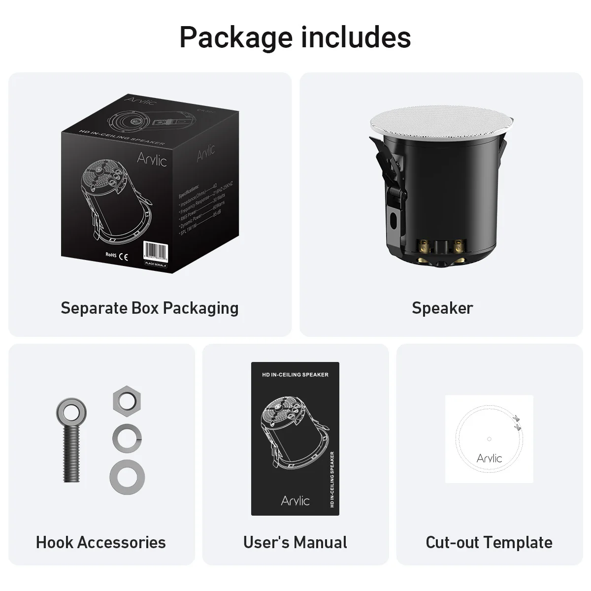 CK30C 3" 60W Coaxial HD In-ceiling Speaker - Image 9