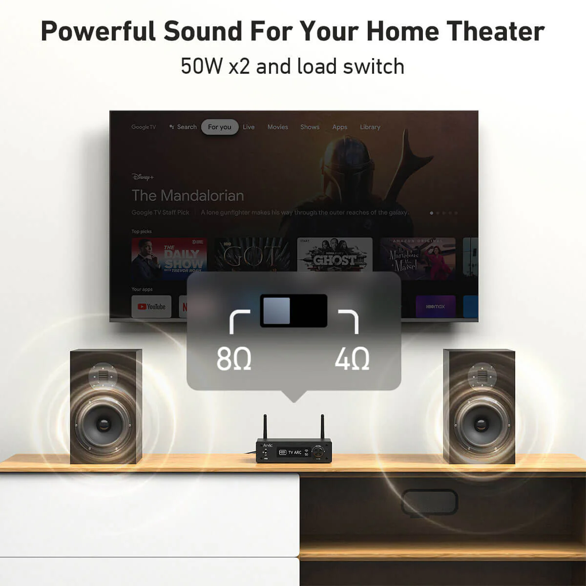 H50 Wireless Stereo Amplifier - Image 5