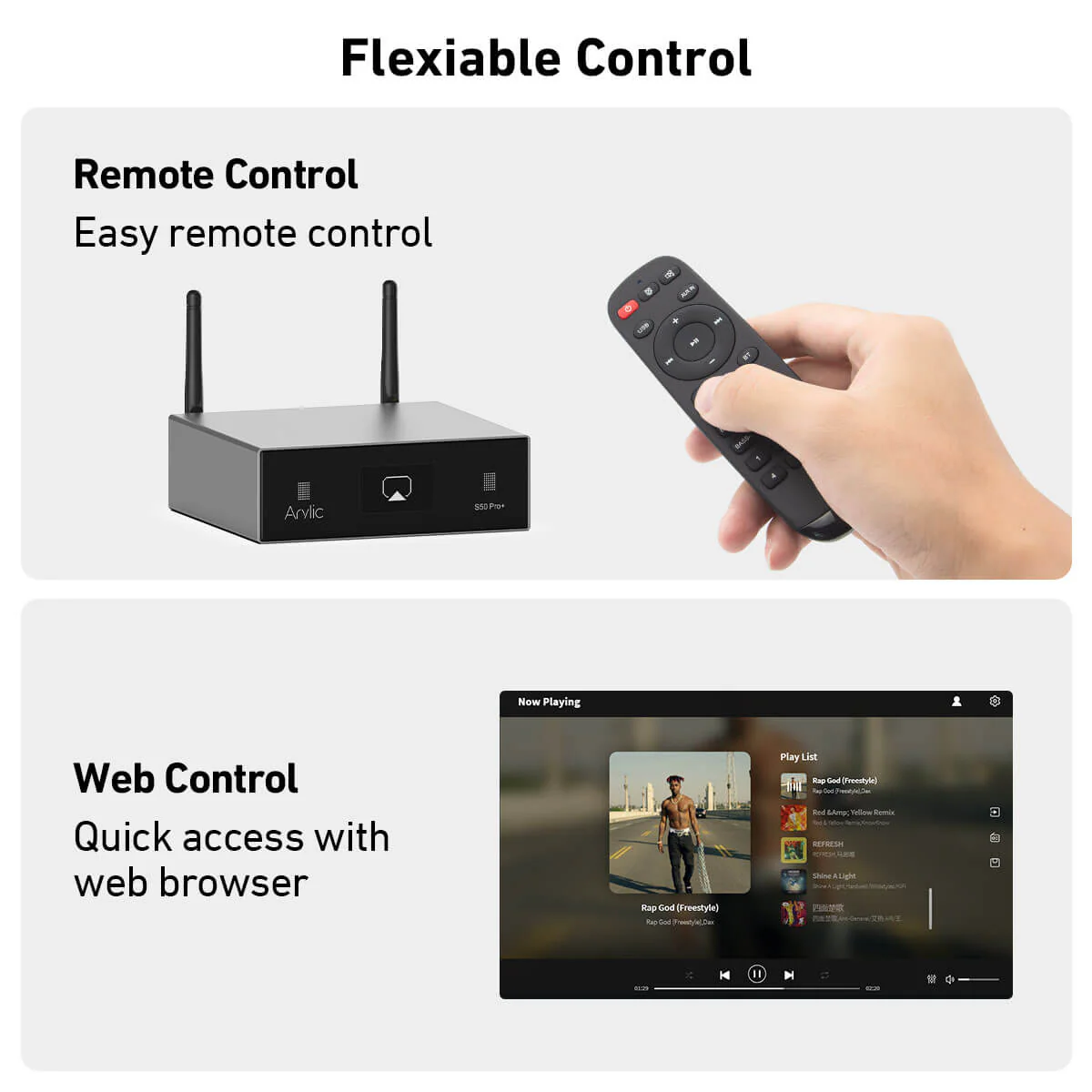 S50 Pro+ Wireless Stereo Preamp With aptX HD & ESS 9023 DAC - Image 9